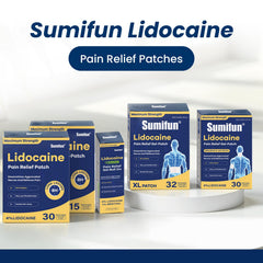 Sumifun XL Lidocaine patch four-corner reinforcement resists curling