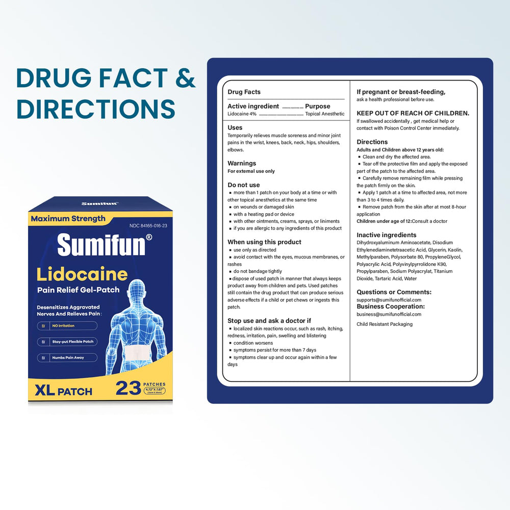 Sumifun XL patch comes in a 17-count package.