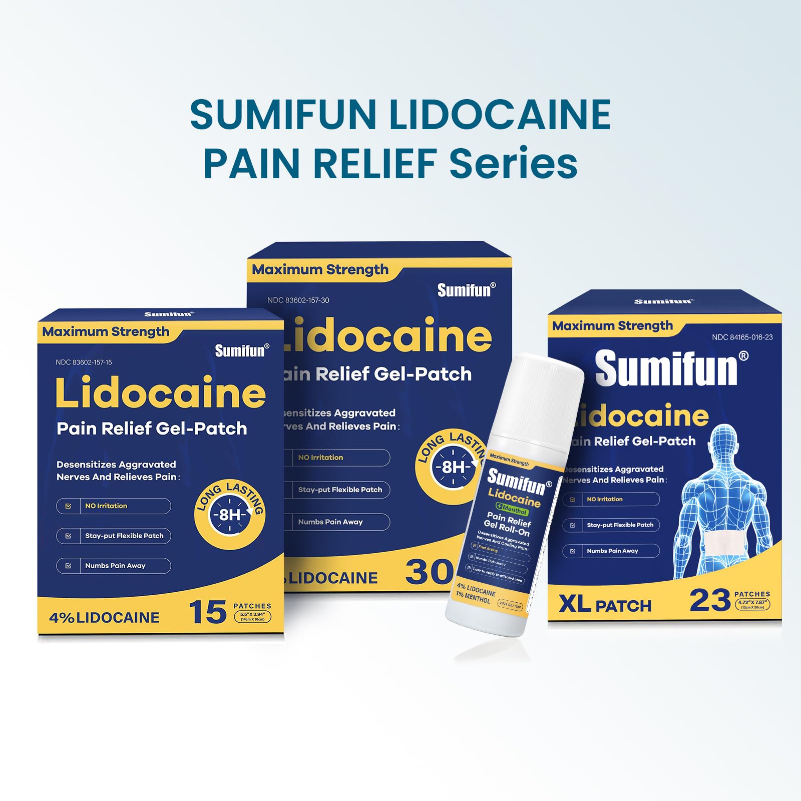 Sumifun XL patch arrives individually wrapped for freshness and portability.