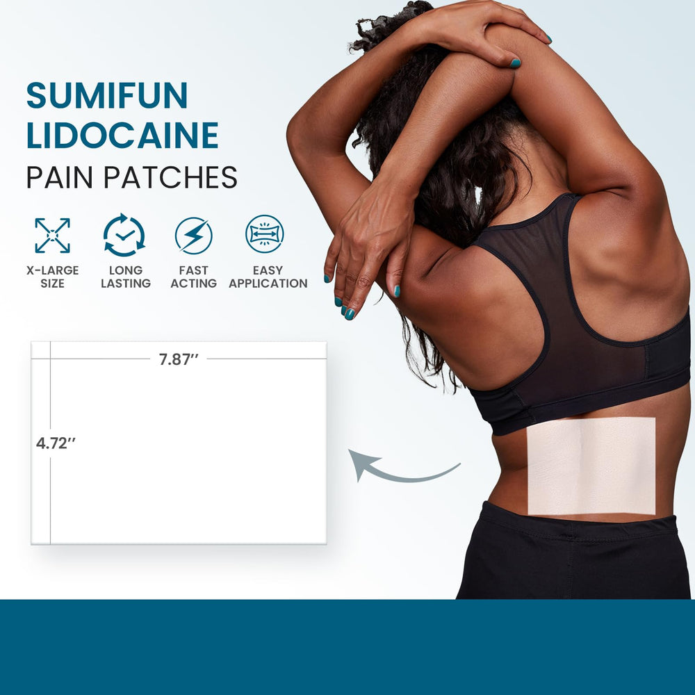 Sumifun XL patch over the sciatic area targets radiating discomfort.