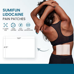 Sumifun XL patch over the sciatic area targets radiating discomfort.
