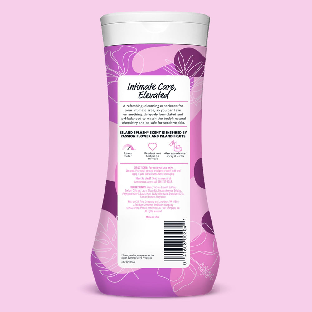 Summer's Eve Island Splash collection pack for everyday feminine care
