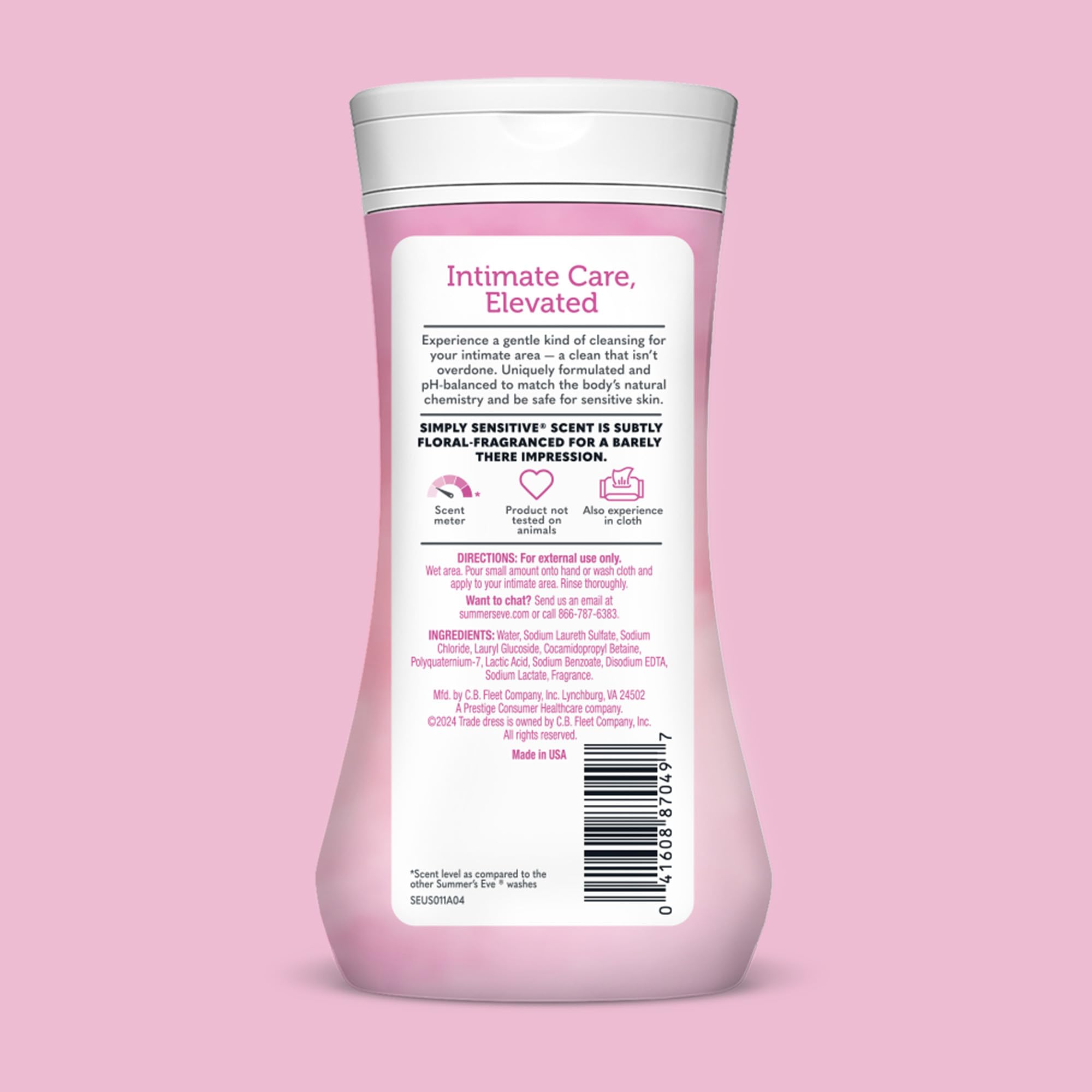Summer's Eve Simply Sensitive 12-pack display highlights value for daily care