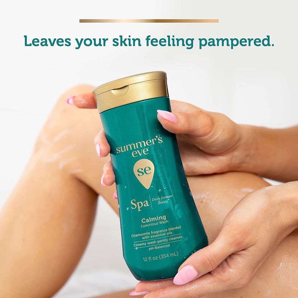 Summer's Eve Spa Daily Intimate Wash usage scene for daily routine