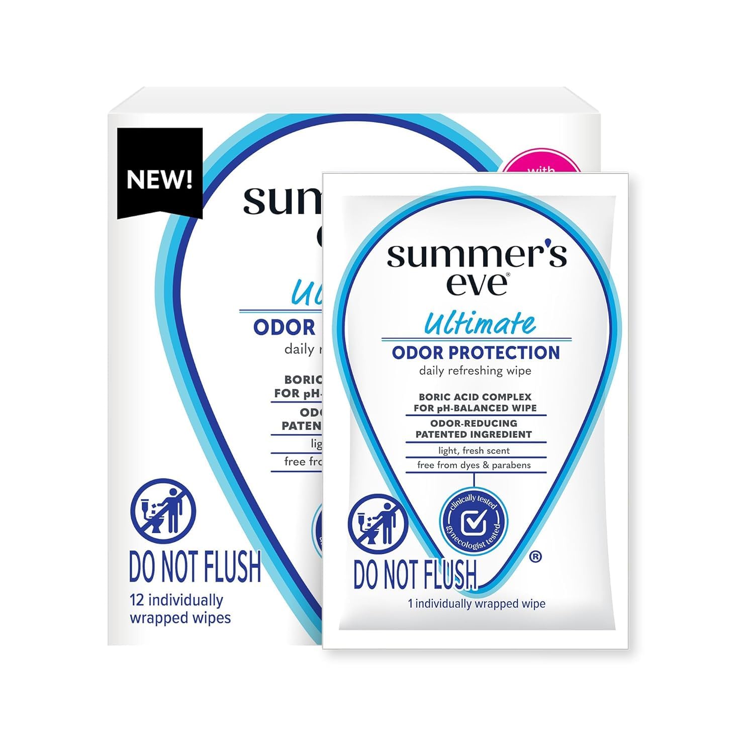 Summer's Eve Ultimate Odor Protection wash bottle delivers gentle deep cleansing.