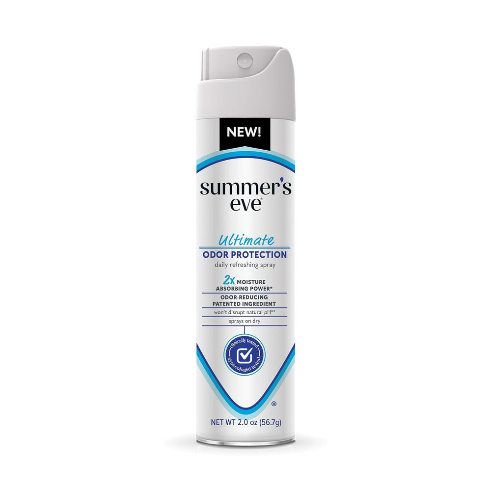 Summer's Eve Ultimate Odor Protection wipes pack for on-the-go freshness.