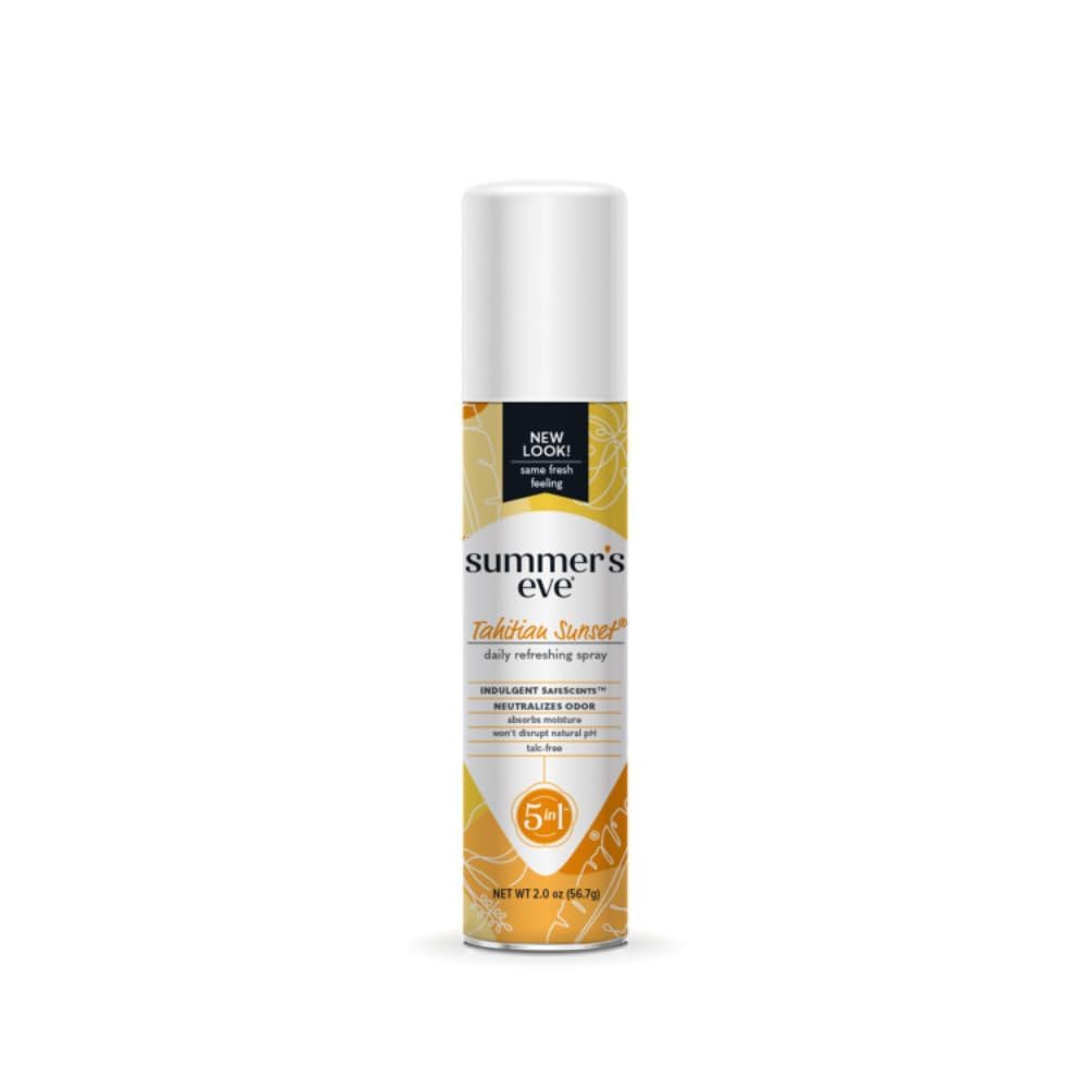 Summer's Eve Baby Powder spray bottle with talc-free formula