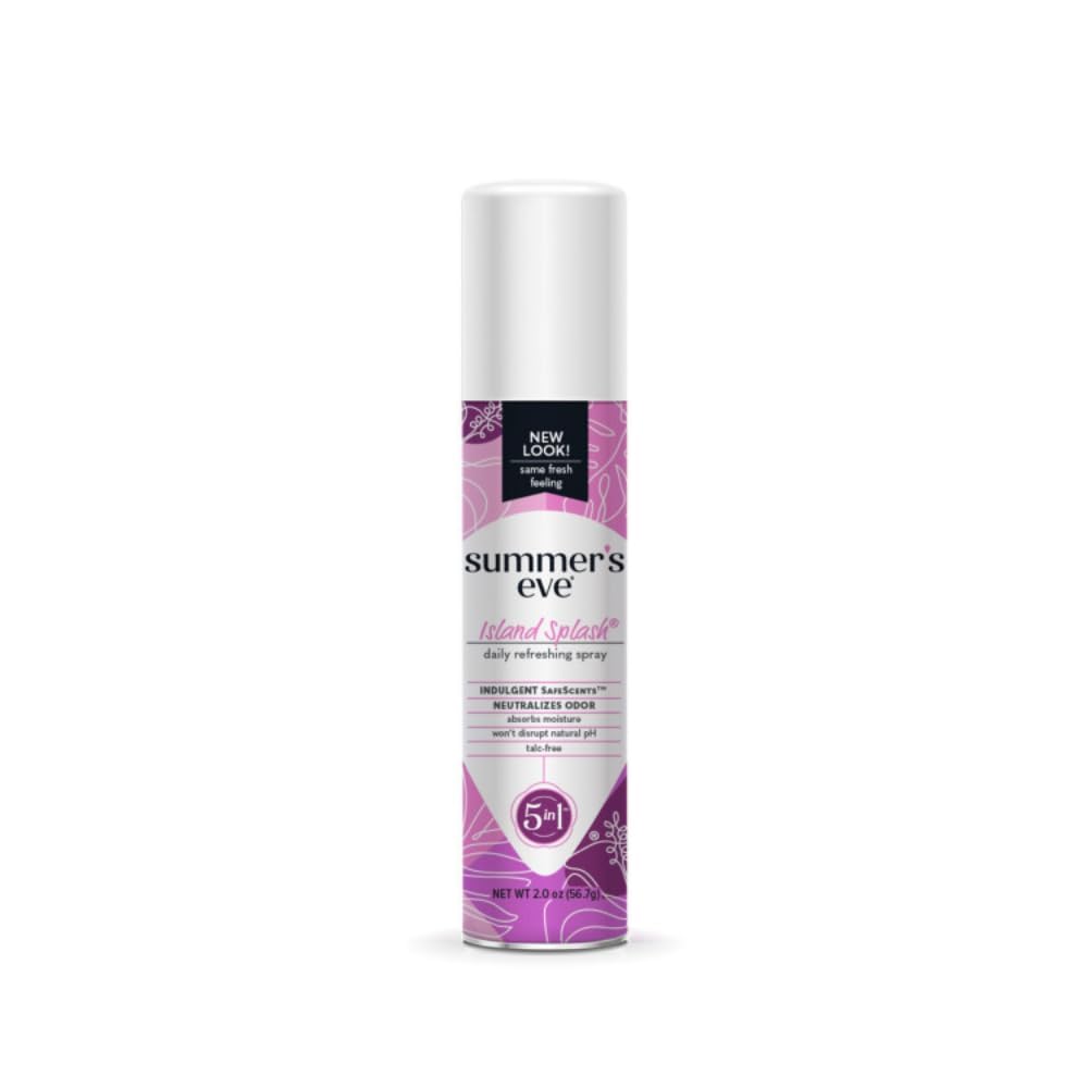 Summer's Eve Tahitian Sunset spray bottle for lasting confidence