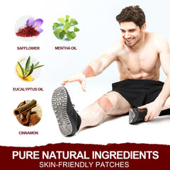 Summibezy Heat Patches on-arm application demonstrates simple peel-and-stick convenience.