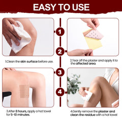 Summibezy Heat Patches warmth effect illustration suggests relaxing after activity.