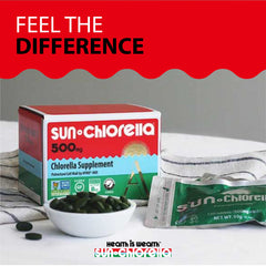 Sun Chlorella 500mg tablet energy and immune-friendly algae blend in convenient form