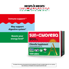 Sun Chlorella CGF boost supports cellular repair potential.