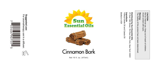 Sun Essential Oils Cinnamon Bark Diffuser setup for warming spaces.