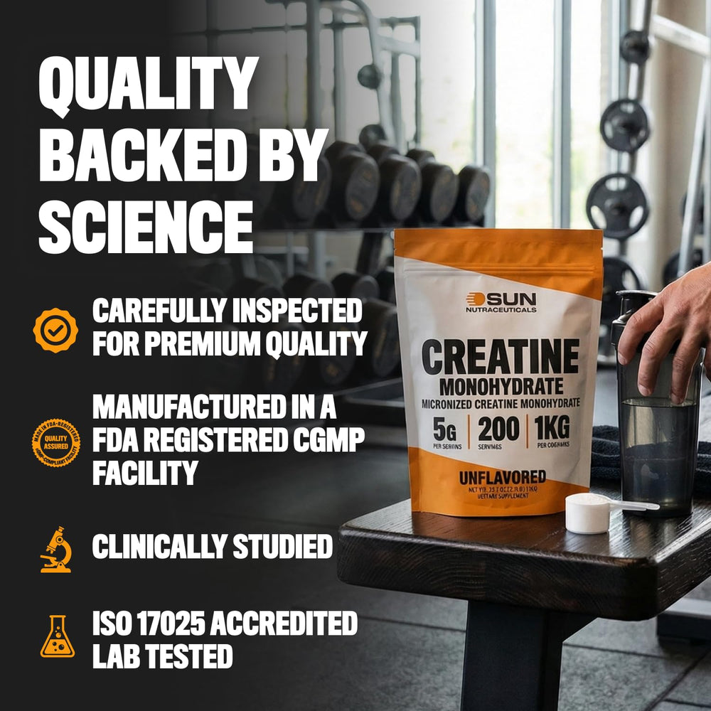 Sun Nutraceuticals unflavored powder dissolves easily, no taste change