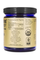 Sun Potion chlorella powder on salads or grains, subtle nutrition upgrade