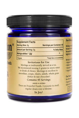 Sun Potion Moringa Leaf Powder powder bowl with vibrant green powder for smoothies