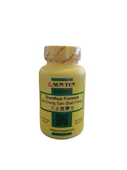 Sun Ten Dianthus Formula bottle on a clean surface, aiding urinary wellness.