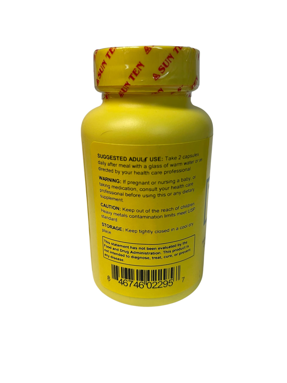 Sun Ten formula capsules close-up label signaling quality for reliable everyday use.