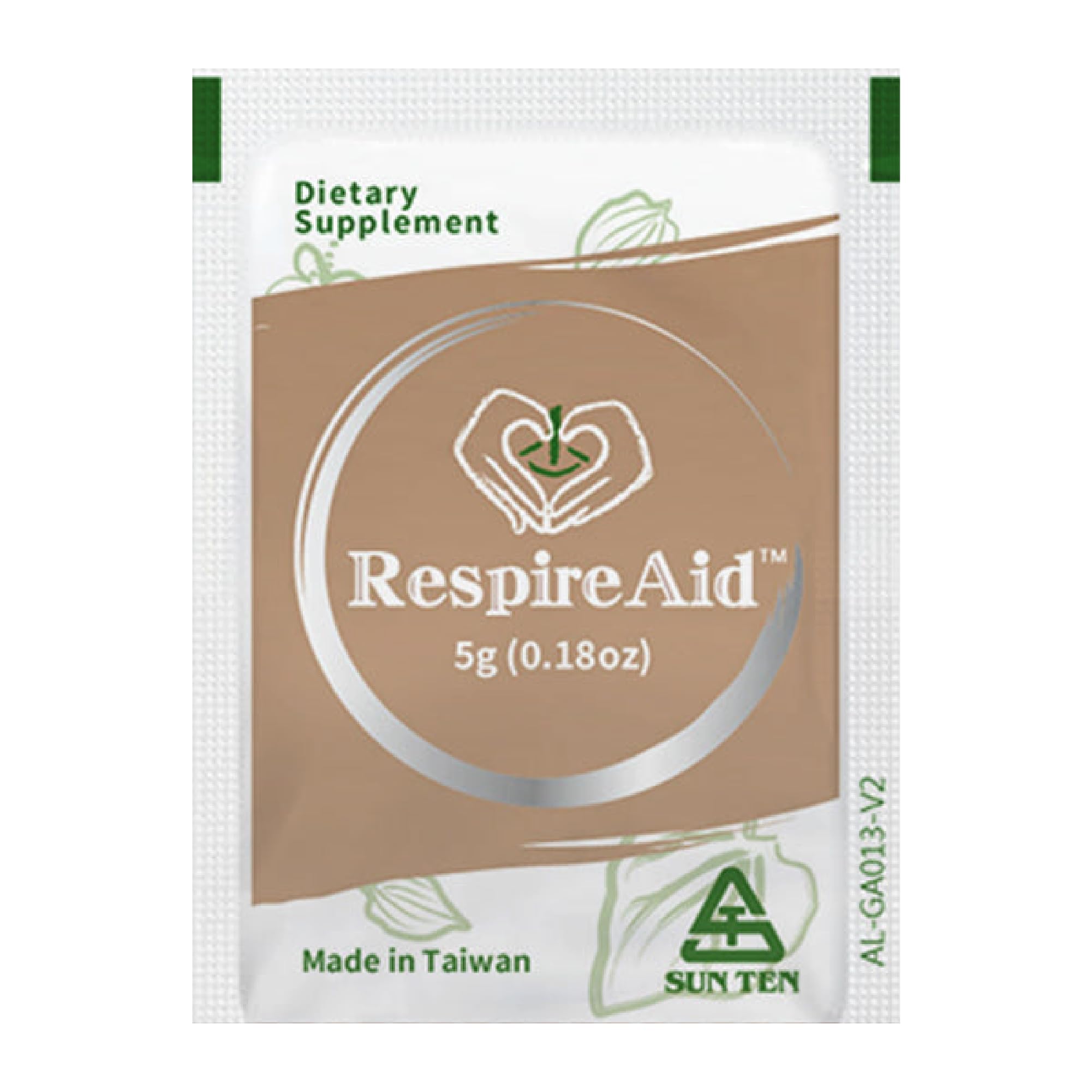 Sun Ten RespireAid hot water pour illustrating easy tea prep.