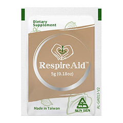 Sun Ten RespireAid natural ingredients close-up for pure lung-friendly wellness.