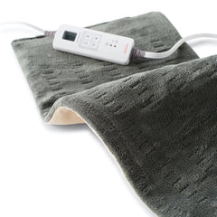 Sunbeam XL heating pad with digital LED controller for precise heat settings