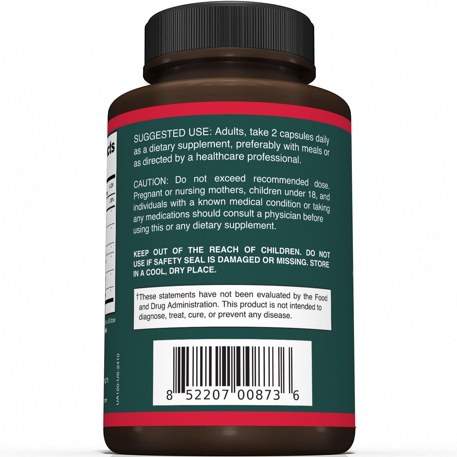 Sunergetic Uric Acid Support capsules in bottle scene suggesting easy daily intake.