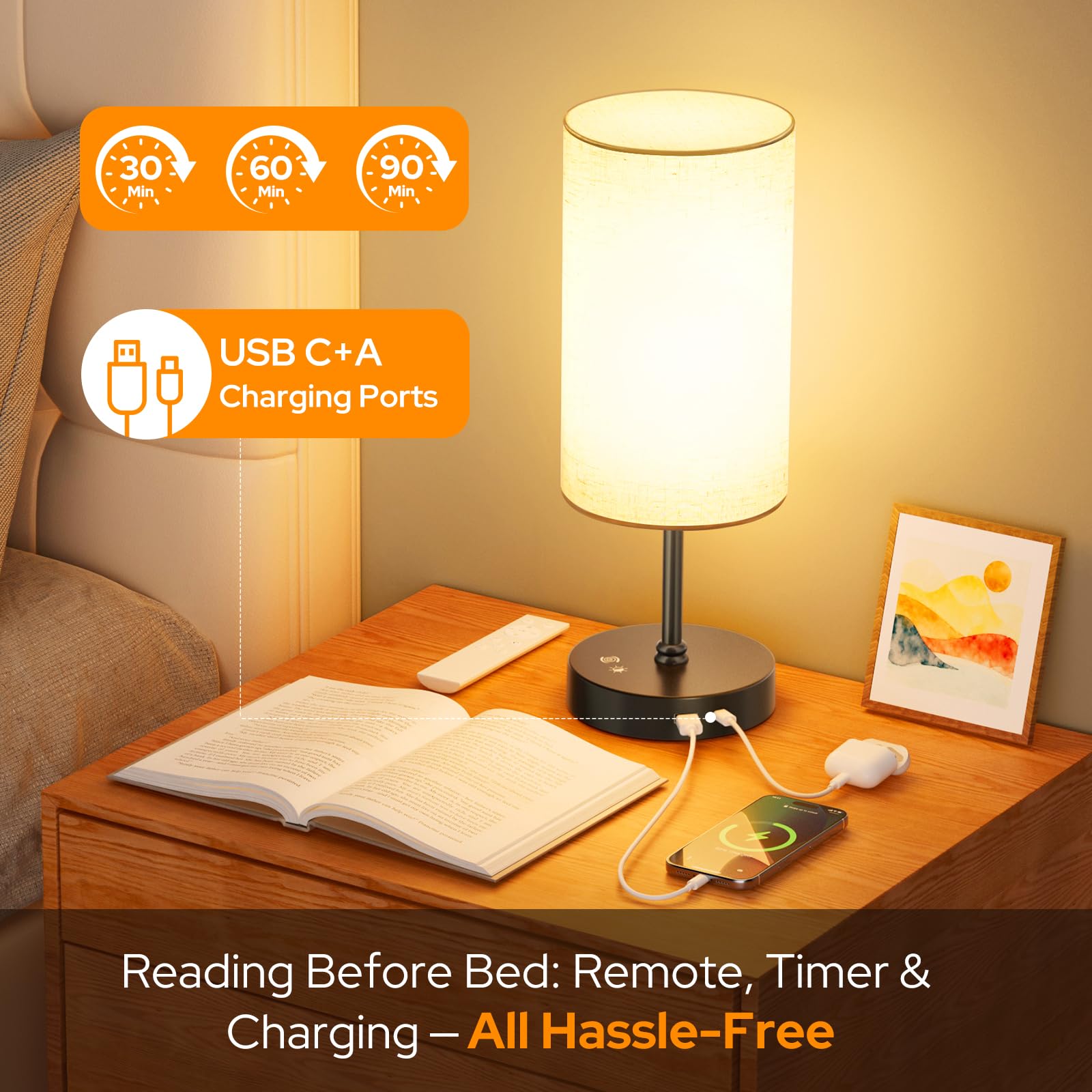 Sunkenet lamp stepless dimming for precise brightness control.