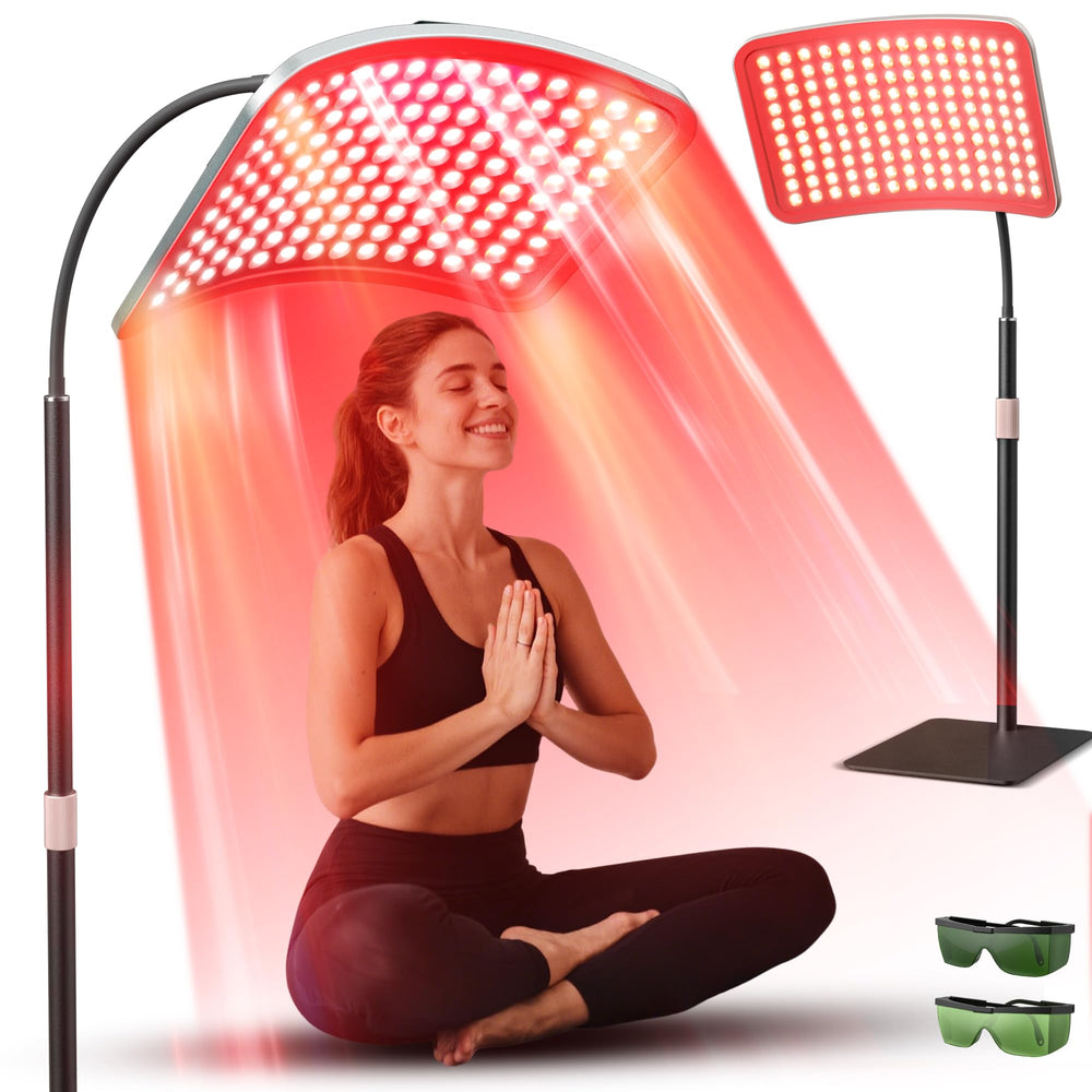 SUNKENET red light therapy panel front view for full-body sessions