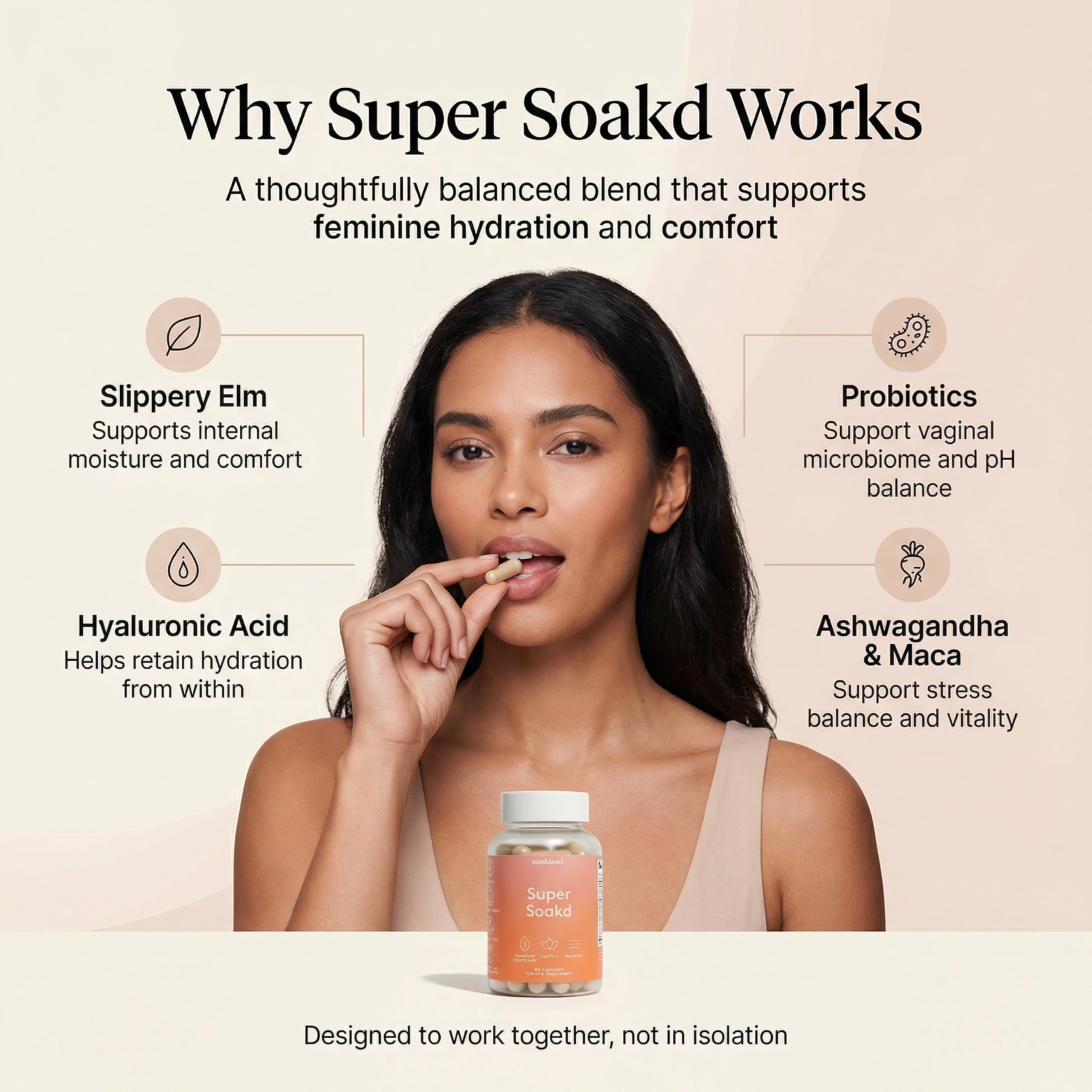Sunkissd Botanical hydration fenugreek and aloe vera nourish intimate tissues
