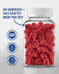 Sunny Sam gluten-free, non-GMO gummies offer a fruit-forward treat with potential mood support.