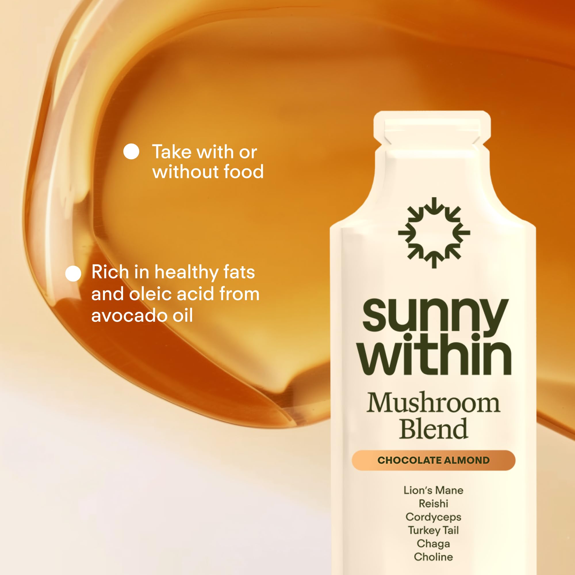 Sunny Within Cordyceps energy support in a pouch.
