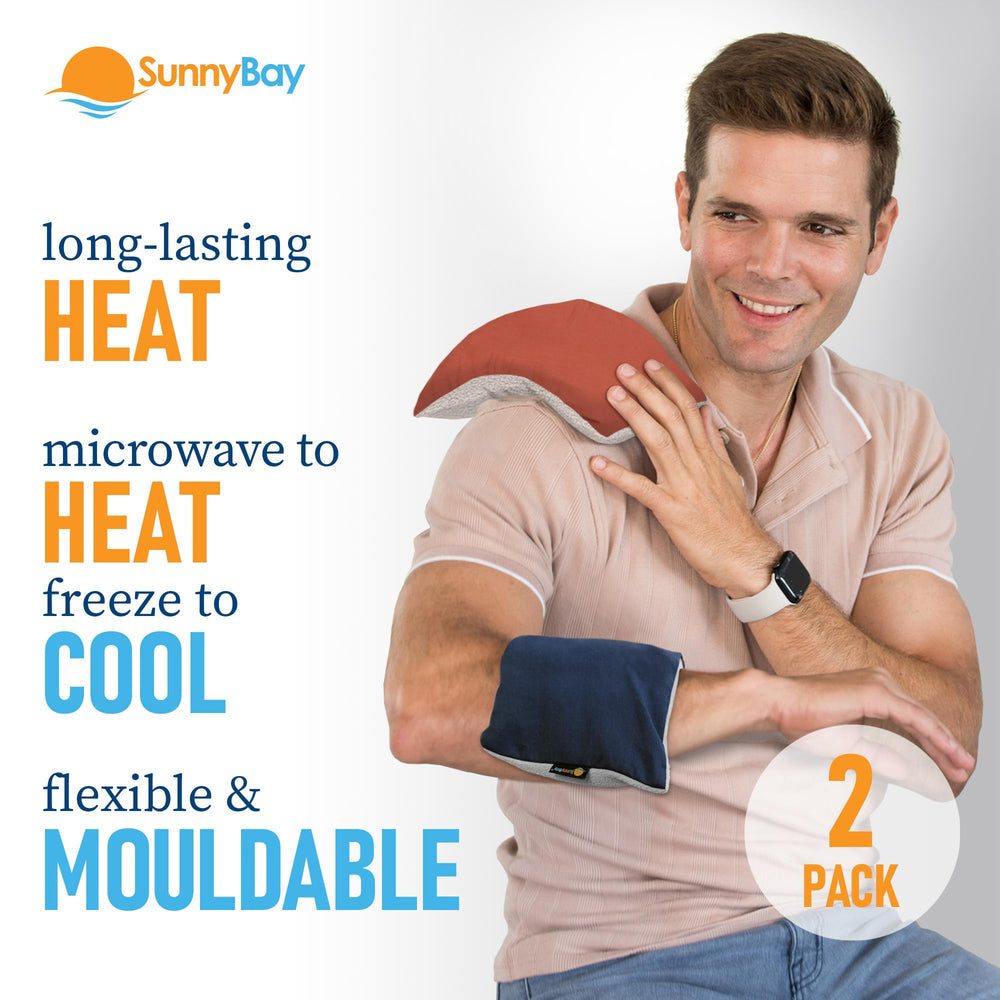 SunnyBay neck-shoulder wrap in use easing shoulder tension
