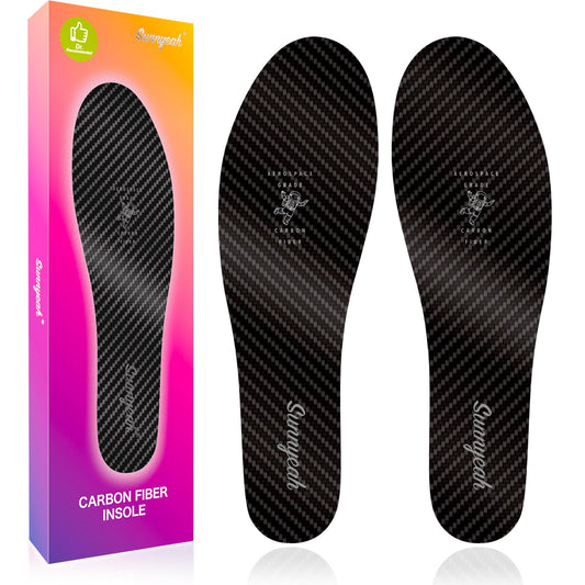 Sunnyeah carbon fiber insole toe support for daytime comfort and stability