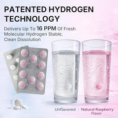 Sunshine & Rain raspberry flavor tablet ready to mix with water