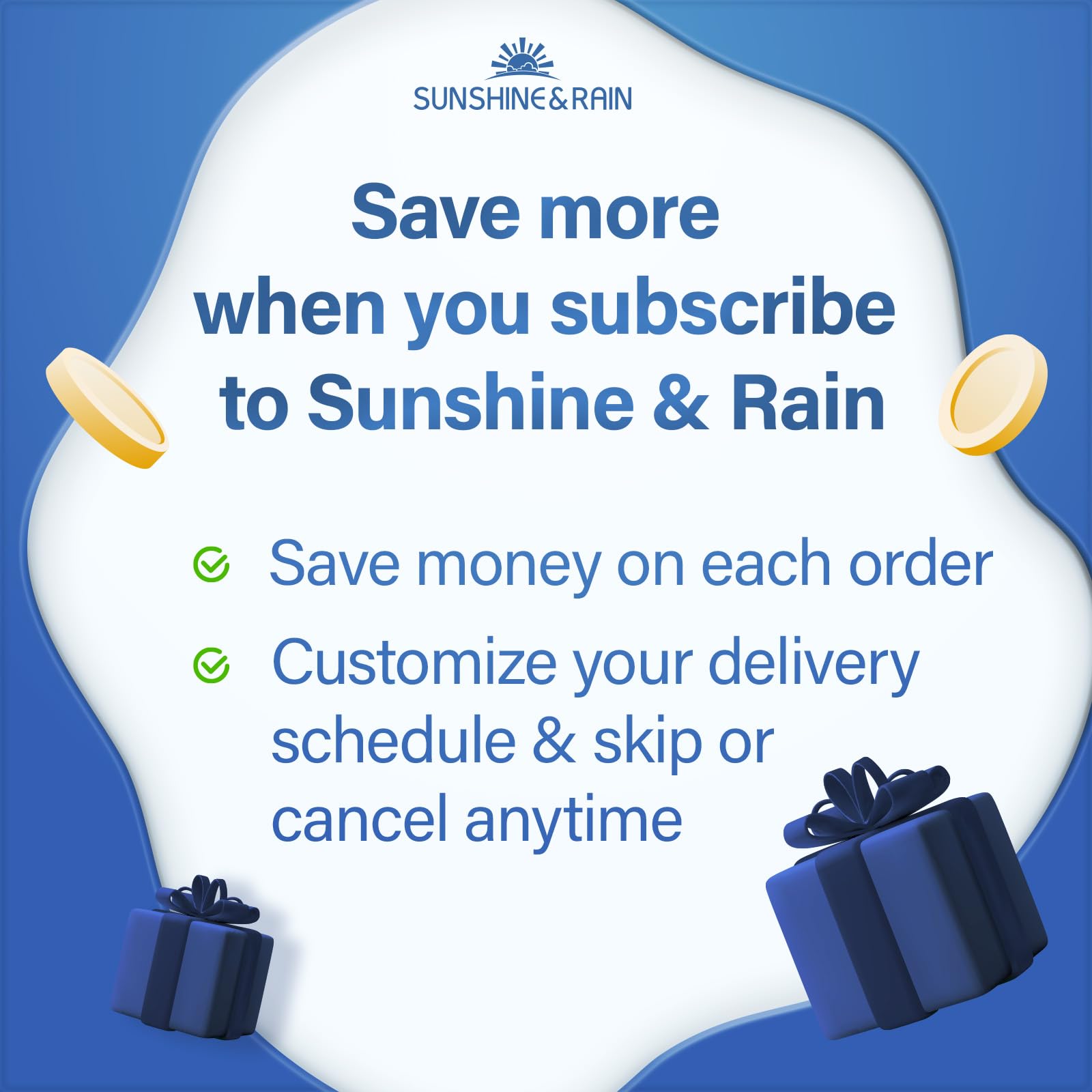 Non-GMO certification and third-party testing for Sunshine & Rain.