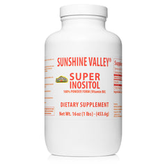 Sunshine Valley bottle label shows unflavored formula for versatile mixing.