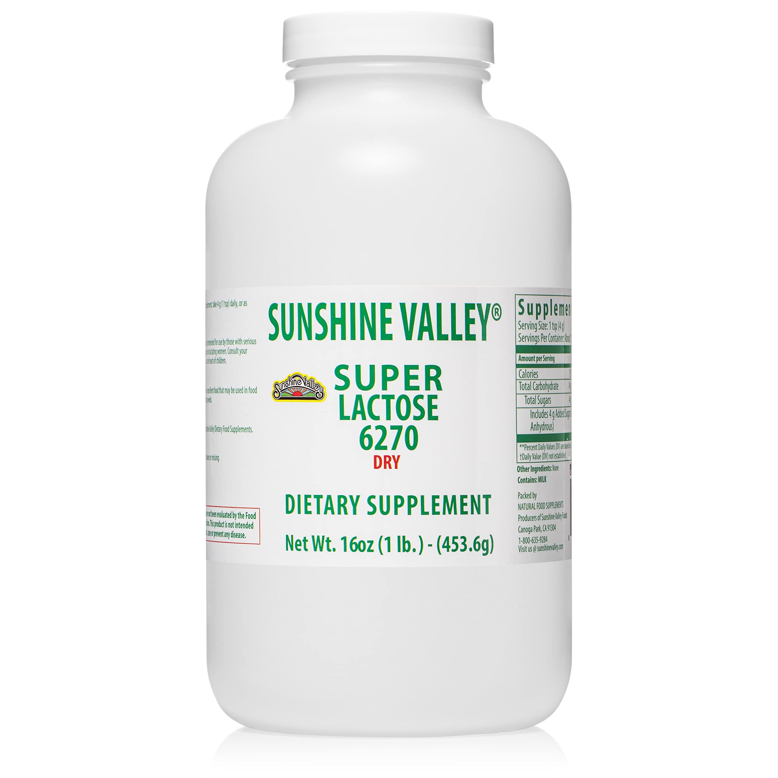 Sunshine Valley Lactose Dry Powder pour shows smooth blending for baking.