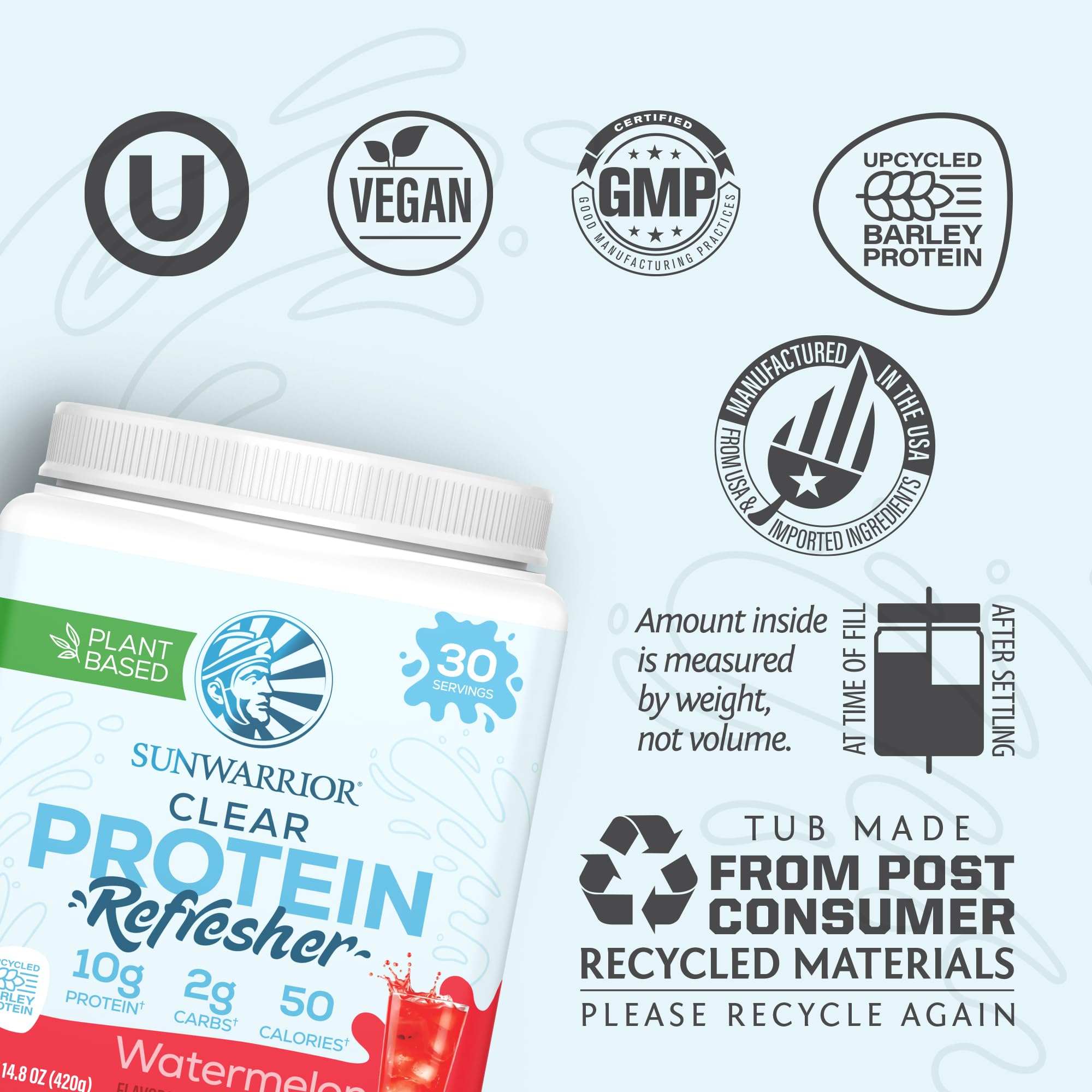 Sunwarrior Clear Protein foaming during shake hints at quick, smooth blending.