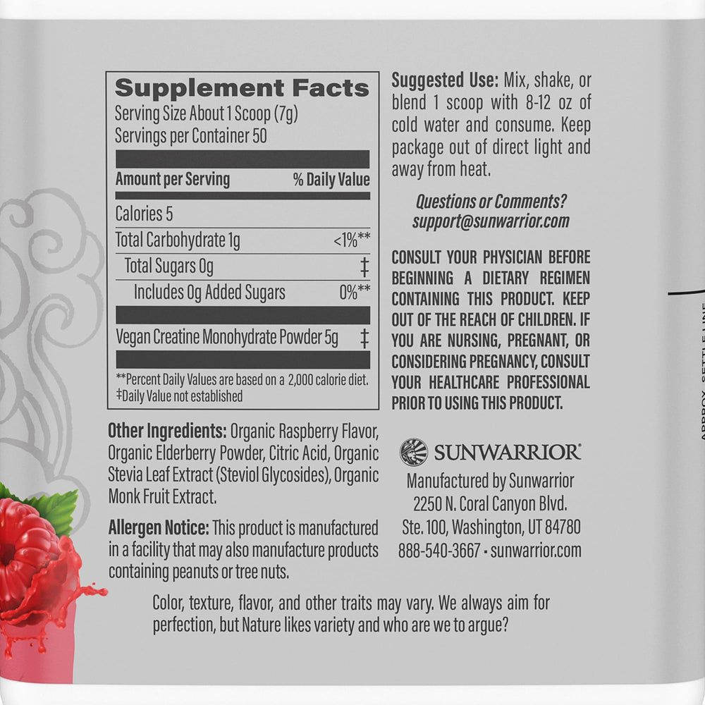 Sunwarrior Creatine Monohydrate powder being mixed in a shaker for quick hydration