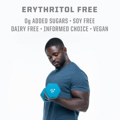 Sunwarrior Creatine Monohydrate powder vegan keto-friendly icon signals dietary compatibility.