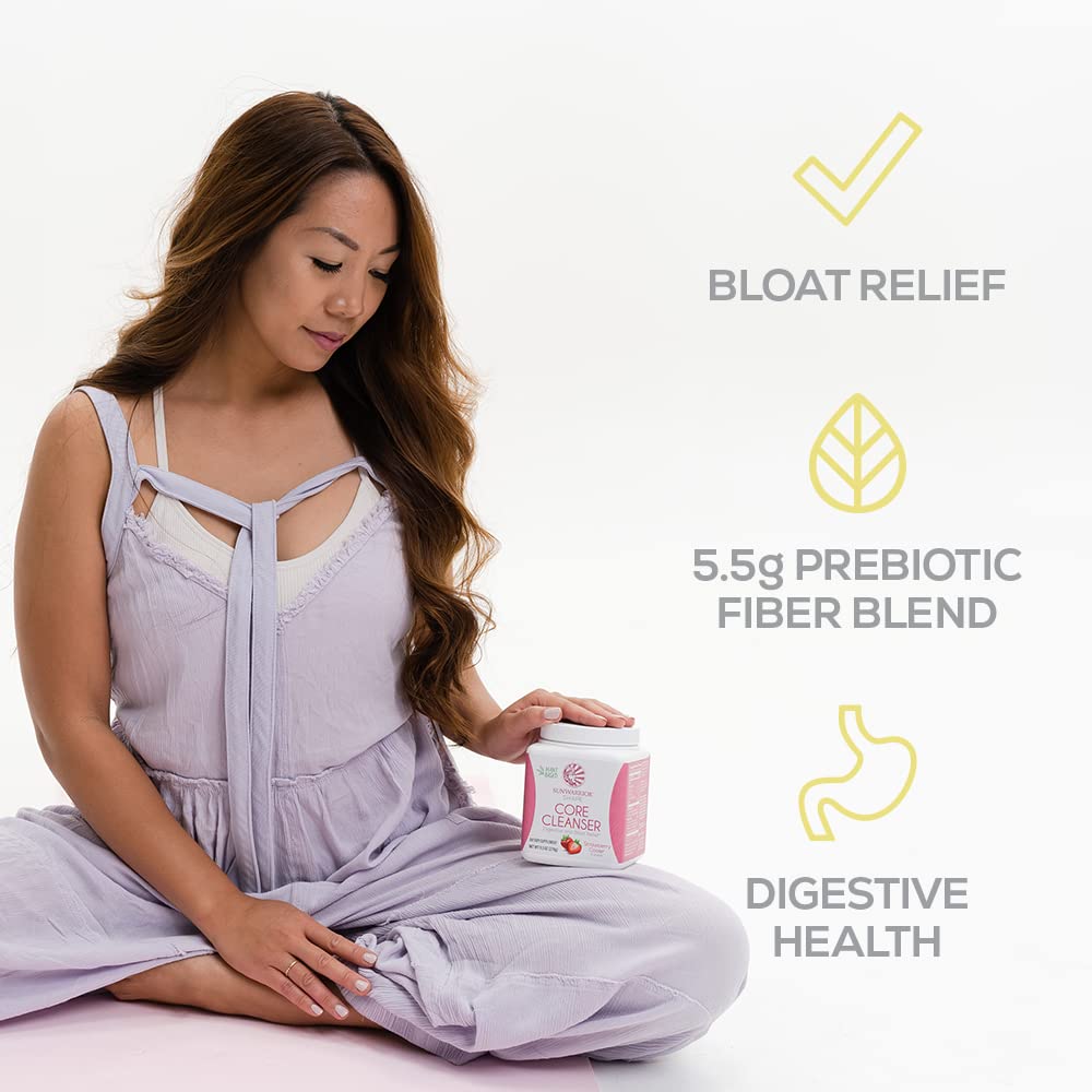 Sunwarrior DE111 probiotic blend visual explains probiotic support for balanced digestion.