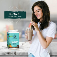 Sunwarrior vegan collagen powder daily shake idea for a versatile routine