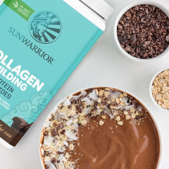 Sunwarrior vegan collagen powder gluten and dairy free suitable for allergy-conscious diets