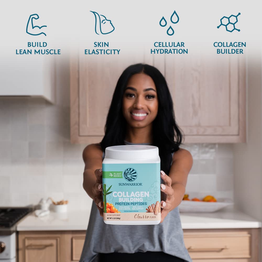 Sunwarrior ingredients blend of greens and plant proteins for plant-powered nutrition
