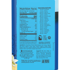 Sunwarrior Warrior Blend shake being poured for a smooth plant-based protein boost.