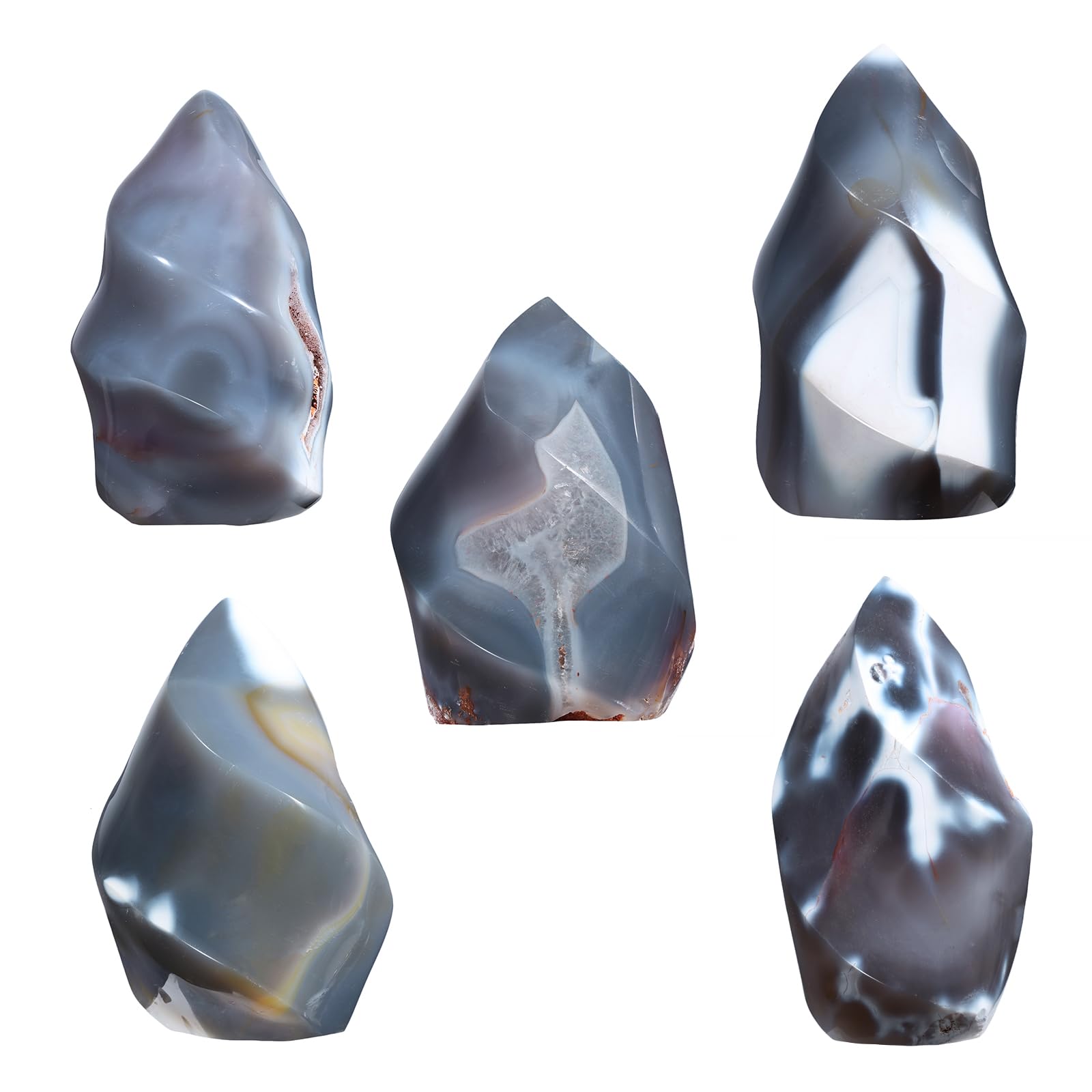 SUNYIK orca agate close-up reveals unique colors for meditation spaces