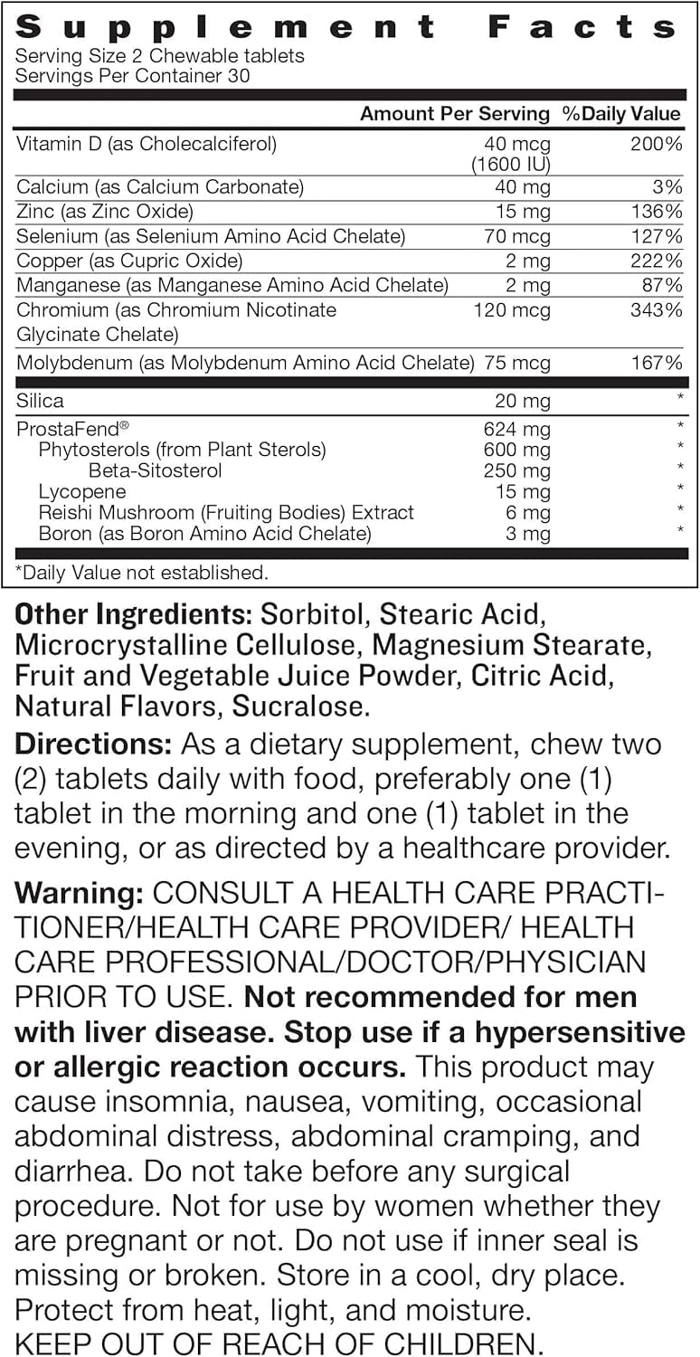 Designed for easy daily dosing with berry-flavored chews.