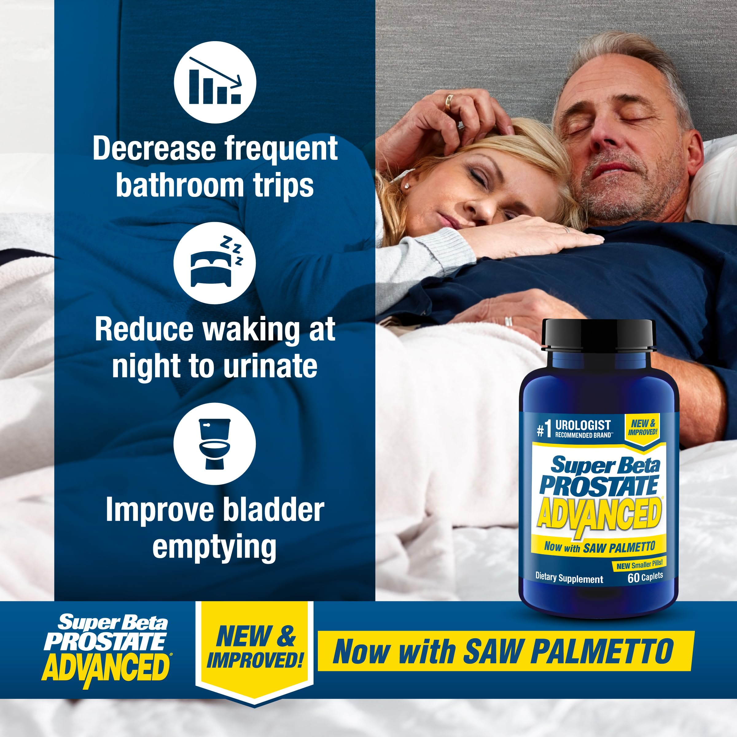 SUPER BETA PROSTATE Advanced label detail emphasizes key ingredients for prostate health.