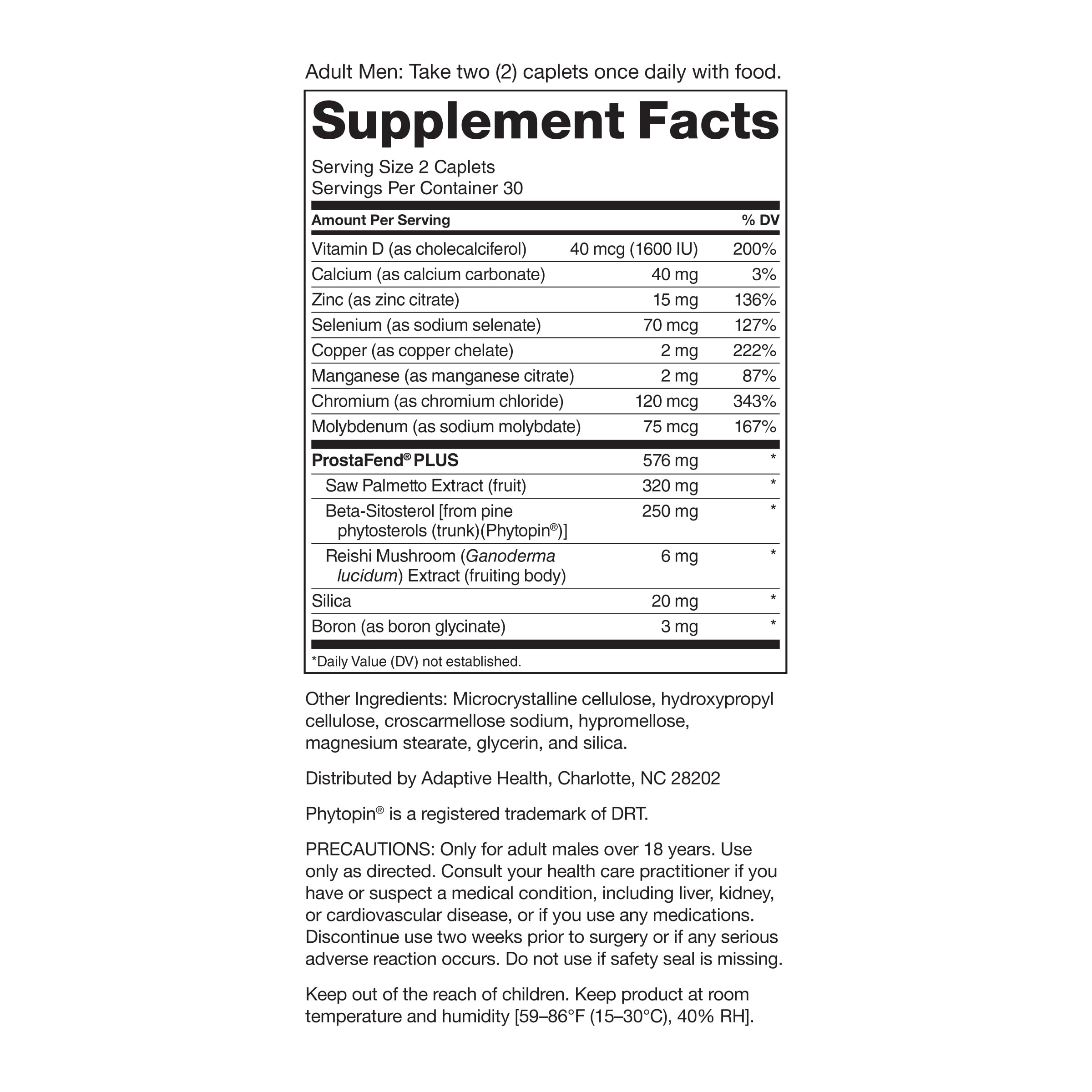 SUPER BETA PROSTATE Advanced retail display communicates prostate health benefits.