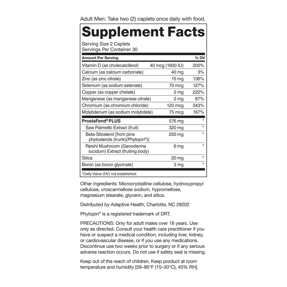 SUPER BETA PROSTATE Advanced retail display communicates prostate health benefits.